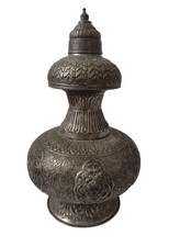 Persian Vase With Lid Silver
