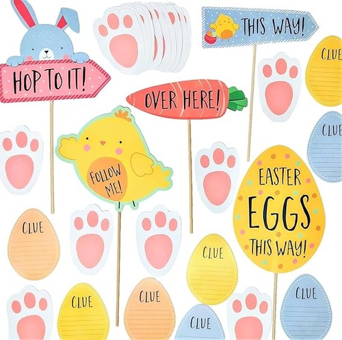 Easter egg hunt kit signs - 5,