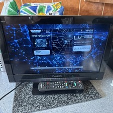 Panasonic Viera TX-L19E3B 19" LCD HD TV Television Black With Remote - H2 P654