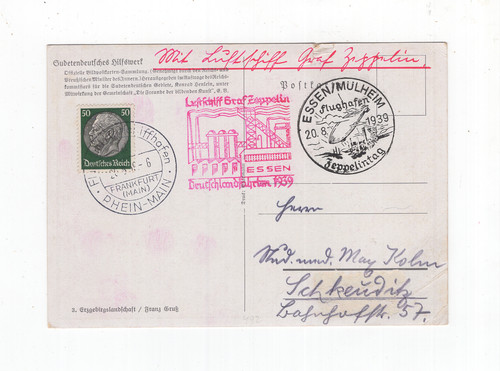 1939 3rd reich zeppelin 130 - reich, lz