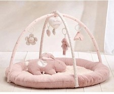 Mamas And Papas Plush Soft Playmat And Gym Welcome To The World With Bunny