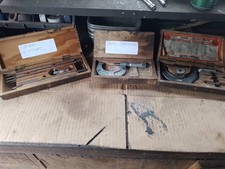Vintage Moore & Wright Micrometre Depth Gauge . A 940x one and a GKN Shardlow.
