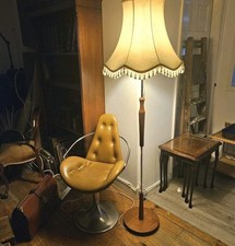 Vintage Teak Standard Lamp