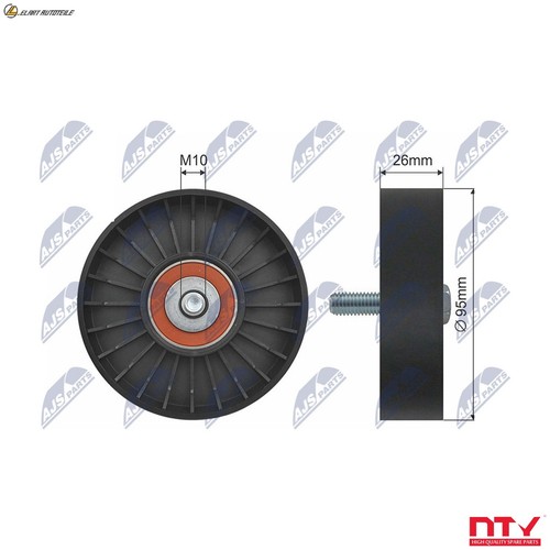 Puller guide pulley ribbed - puller,