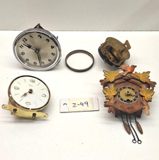 Job Lot of Vintage Mantel,Alarm,Wall Clocks Kern Germany and other-parts ,spares