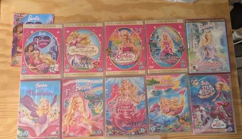 Barbie dvd bundle x10 swan - x10.,