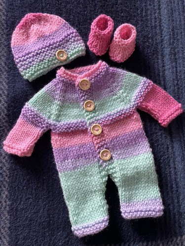 Hand knitted dolls - knitted, clothes