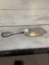 antique silver fish server