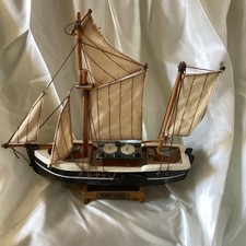 Wooden Thames Barge Model 23cm