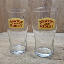 Coronation Street Newton And Ridley Half Pint Glasses ITV TV Rare
