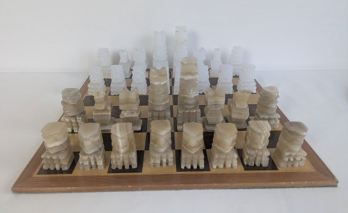 Vintage mexican aztec marble - mexican,