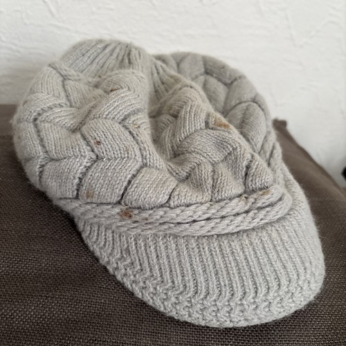 Light blue wool - blue, hat