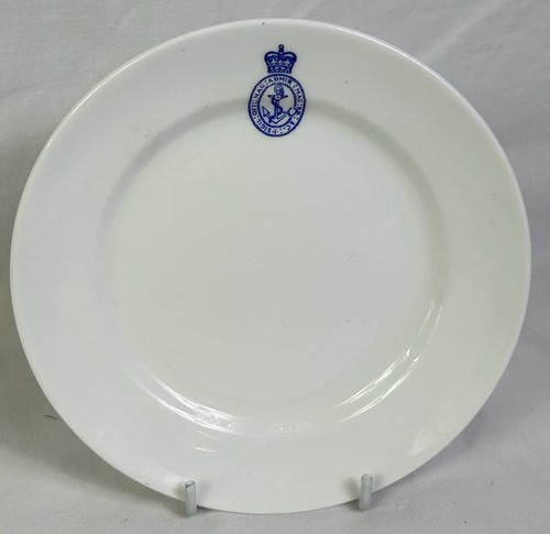 Vintage royal navy mess plate - vintage,