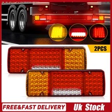 Pair 24v Led Rear Tail Lights