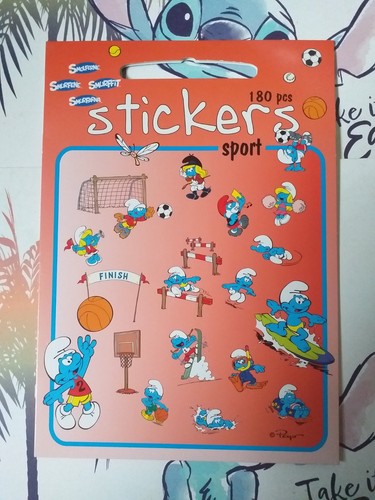 Smurfs stickers sport 180 - smurfs, (180