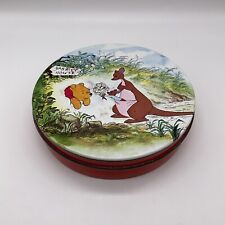 Vintage Huntley Palmers Biscuits Disney Winnie The Pooh Kanga Rabbits House Tin
