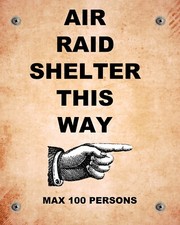 Air raid shelter world war - air,