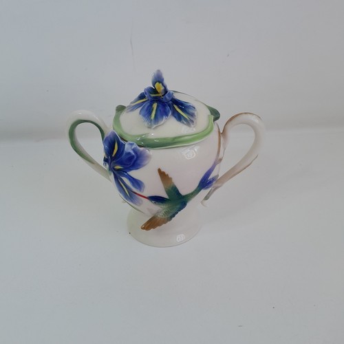 Franz porcelain hummingbird - porcelain,