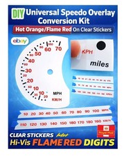 Speedo overlay conversion kit - overlay,