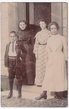 RPPC Postcard 1904 Family
