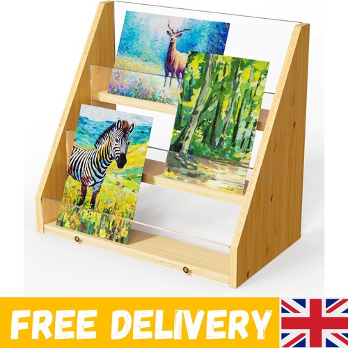 Bamboo acrylic greeting - &,