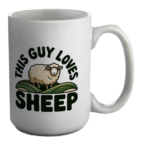This guy loves sheep warm - this,