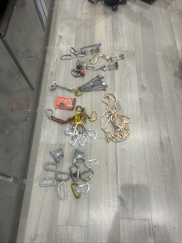 Rock climbing equipment kit - climbing,