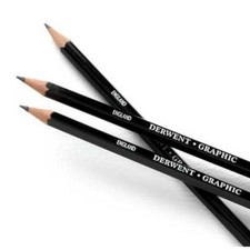 Derwent Graphic Drawing Pencils - 9B 8B 7B 6B 5B 4B 3B 2B B HB F H 2H 3H 4H - 9H