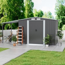 2in1 Sheds Galvanised Steel