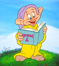 DOPEY SNOW WHITE DWARFS WALT