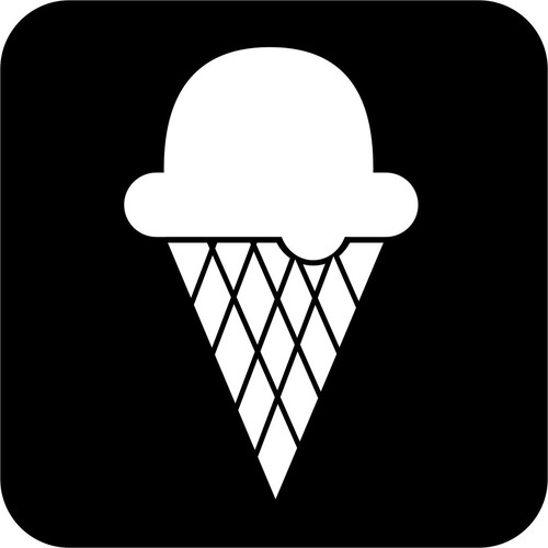 Ice cream international symbol - cream,