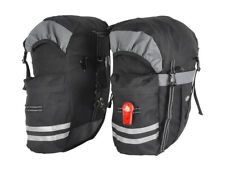Premier Pannier Bags Pair 22 Ltr Large (Each Bag Is 11 Ltr) Black/Grey