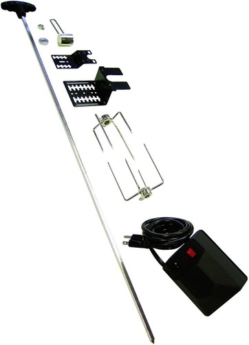 Black rotisserie kit for - black,