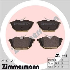 23177.145.1 BRAKE PAD SET, DISC BRAKE ZIMMERMANN