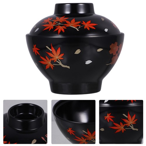 Miso soup bowl with lid - miso,