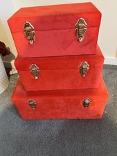 Amanda Holden Bundleberry Velvet Storage Trunks Pack of 3