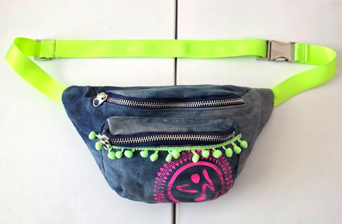 Zumba denim fanny pack waist - fanny,