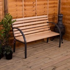 Garden Vida Slatted Bench