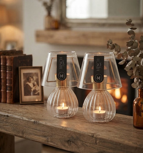 Mrs hinch home - glass, tealight