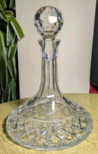 Crystal ships decanter diamond