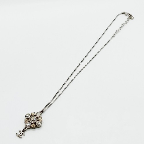 Chanel pendant necklace silver - pendant,