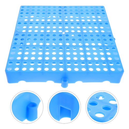 Blue plastic storage - blue, pallets