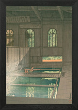 Hoshi Onsen Hot Springs Framed