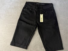 DIESEL model 1088 art 203 waxed/Coated Slim  jeans shorts W26