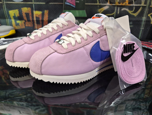 Nike cortez pink blue - pink, white
