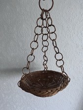 Vintage Hanging Wicker Rattan