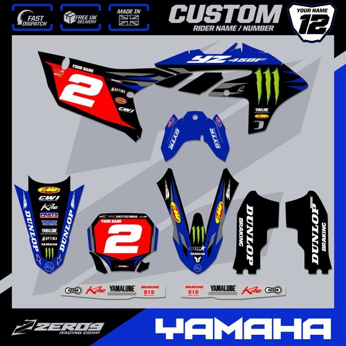 Yamaha motocross graphics - motocross,