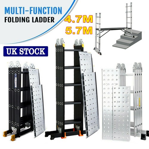 Telescopic ladder aluminium - telescopic,