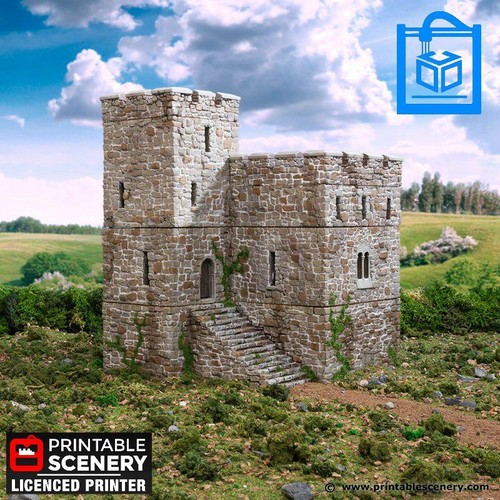 Norman stone fort tabletop - stone,