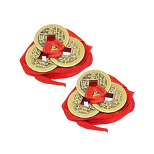 Lucky Chinese Coin Set 2 x 3